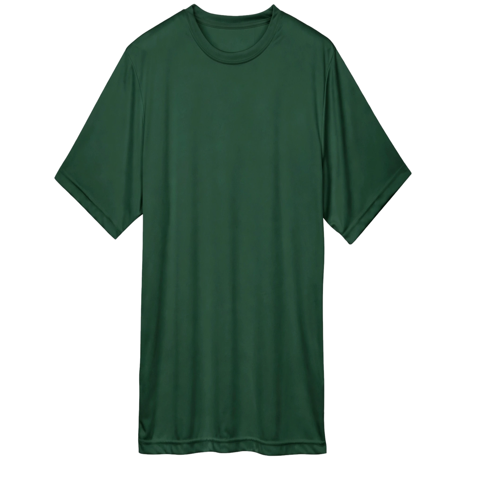 Camisa Manga Corta 100% Poliéster Personalizada — Verde Bosque frente
